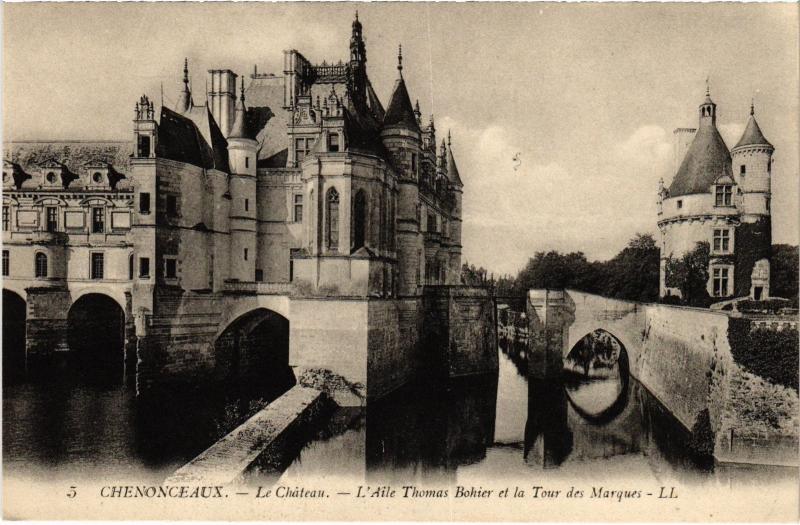 Carte postale ancienne Chenonceaux le chateau à Chenonceaux