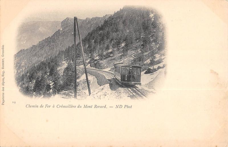 Carte postale ancienne Chemin De Fer A Cremaillere Du Mont Revard