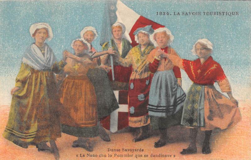 Carte postale ancienne La Savoie - Danse Savoyarde