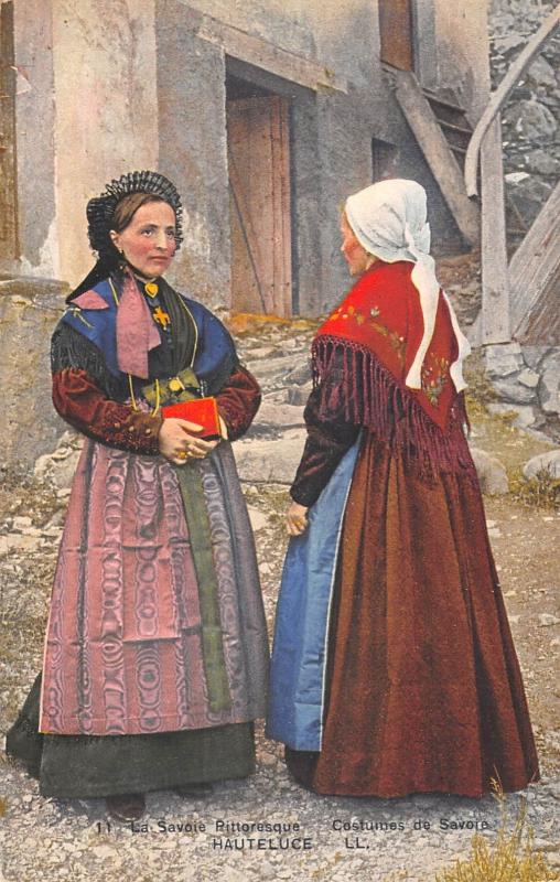 Carte postale ancienne Costumes De Savoie - Hauteluce à Hauteluce