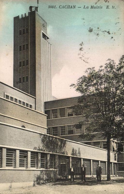 Carte postale ancienne Cachan-La Mairie à Cachan