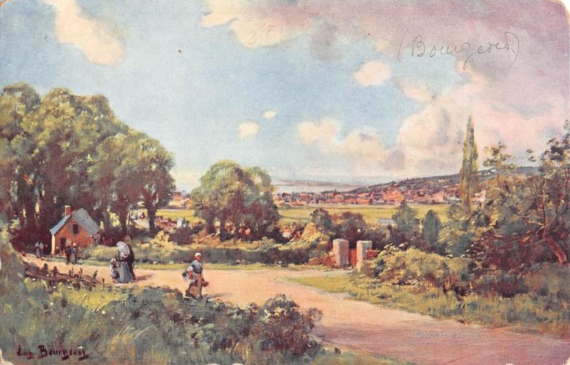 Carte postale ancienne Deauville - Cpa Illustrateur - Eug.bourgeois à Deauville