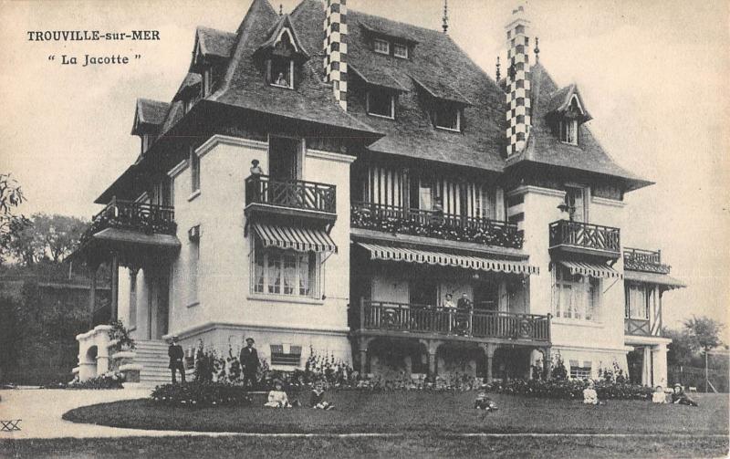 Carte postale ancienne Trouville Sur Mer - La Jacotte à Trouville-sur-Mer
