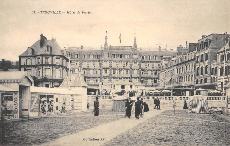 Carte postale ancienne Trouville - Hotel De Paris