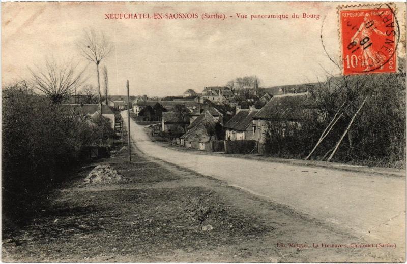 Carte postale ancienne Neufchatel vue panoramique