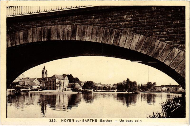 Carte postale ancienne Noyen un beau coin