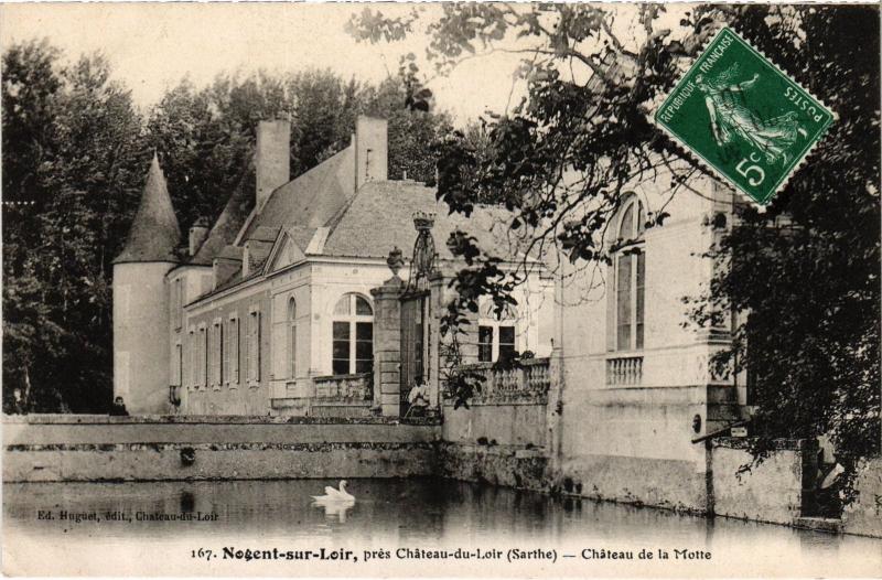 Carte postale ancienne Nogent Chateau de La Motte