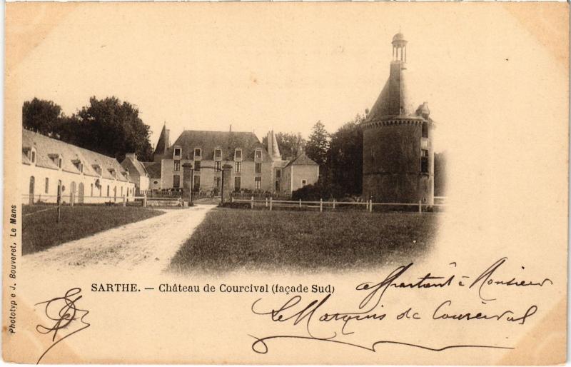 Carte postale ancienne CHateau de Courcival à Courcival