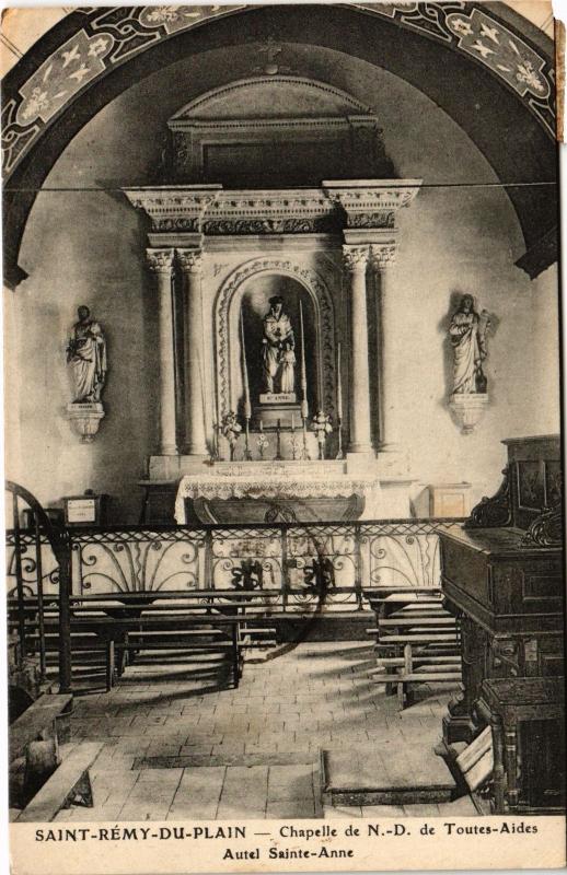 Carte postale ancienne St Remy du Plain Chapelle de N.-D. de Tout Aide