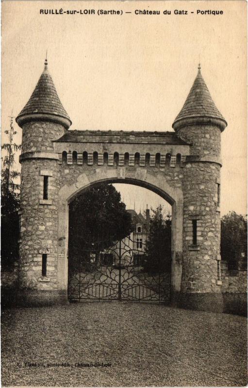 Carte postale ancienne Ruille Chateau du Gatz