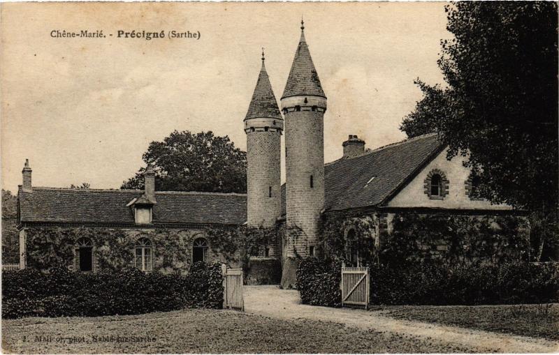 Carte postale ancienne Precigne Chene Marie
