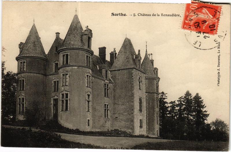 Carte postale ancienne Chateau de la Renaudiere