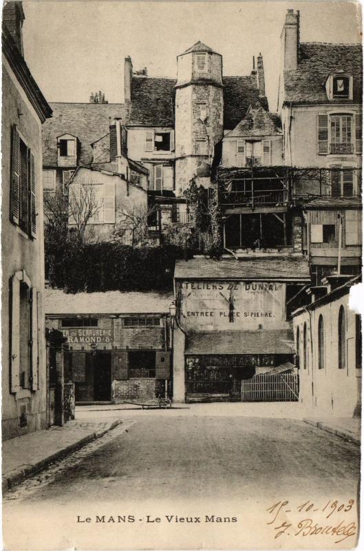 Carte postale ancienne Le Mans au Mans