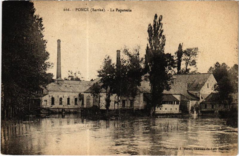 Carte postale ancienne Ponce la Papeterie