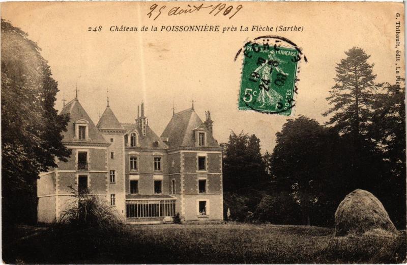 Carte postale ancienne Chateau de la Poissonniere