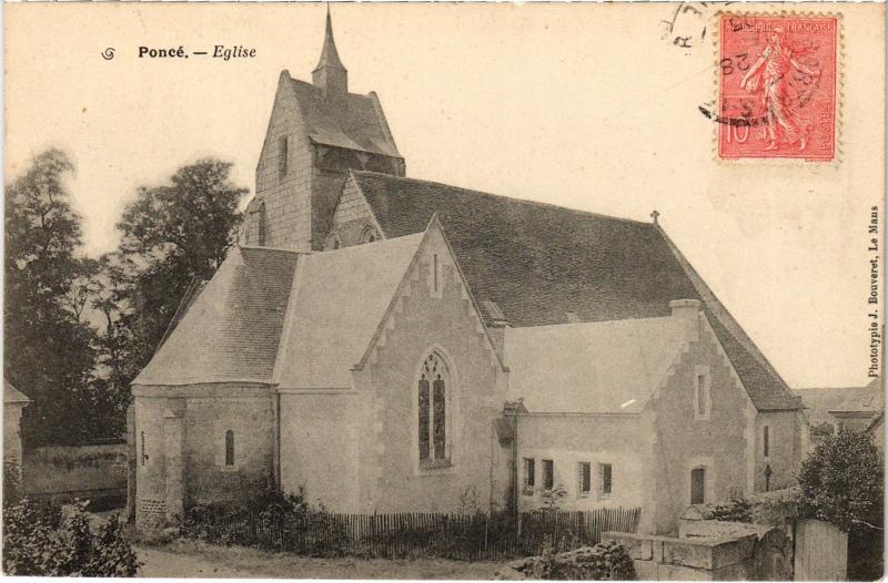 Carte postale ancienne Ponce eglise