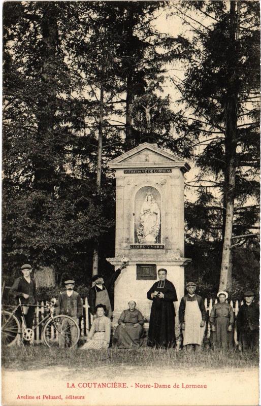 Carte postale ancienne La Coutanciere Notre Dame de Lormeau