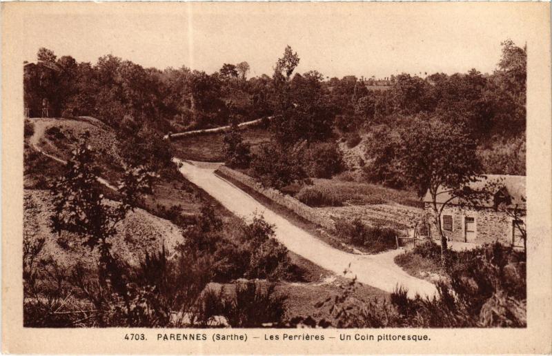Carte postale ancienne Parennes les Perrieres à Parennes