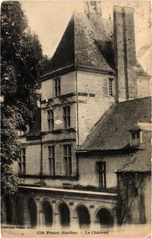 Carte postale ancienne Ponce le chateau