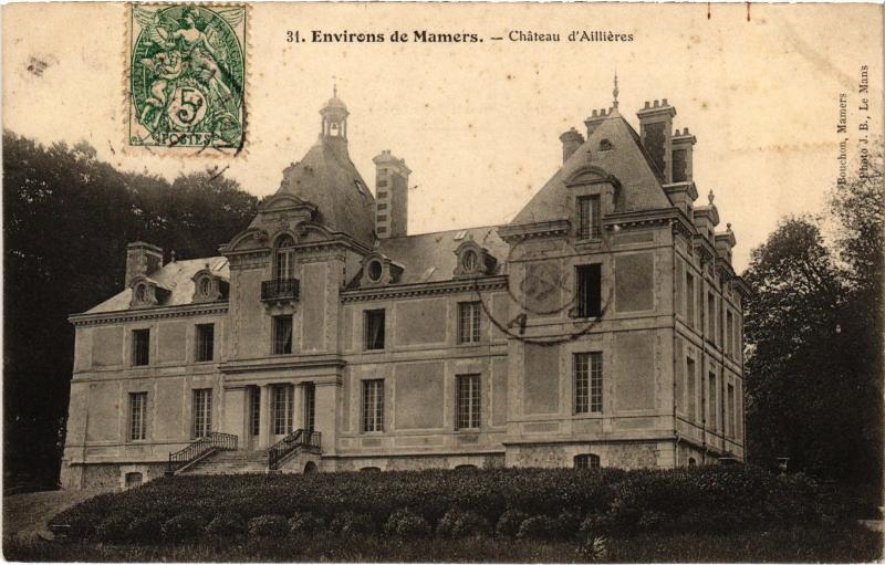Carte postale ancienne Chateau d'Aillieres