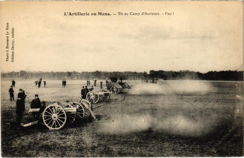 Carte postale ancienne Tir au Camp d'Auvours