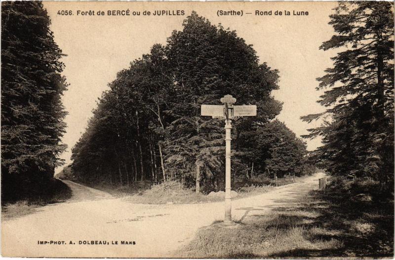 Carte postale ancienne Foret de Berce Rond de la Lune