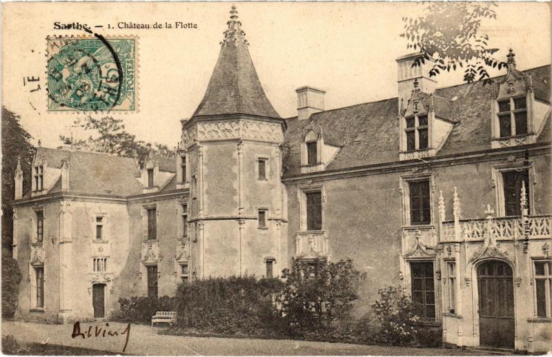 Carte postale ancienne Chateau de la Flotte