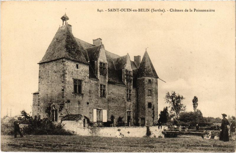 Carte postale ancienne St Ouen Chateau de la Poissonniere