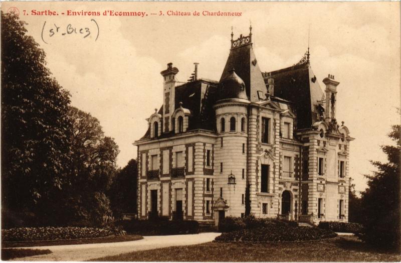 Carte postale ancienne Chateau de Chardonneaux