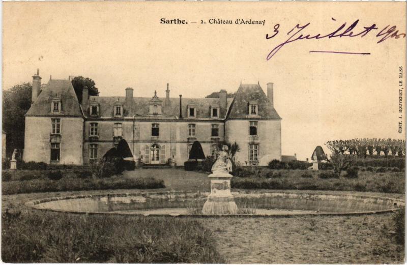 Carte postale ancienne Chateau d'Ardenay