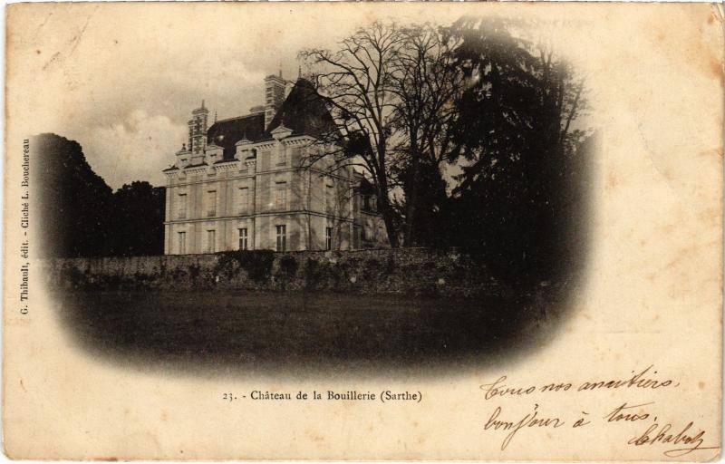 Carte postale ancienne Bouillerie le chateau