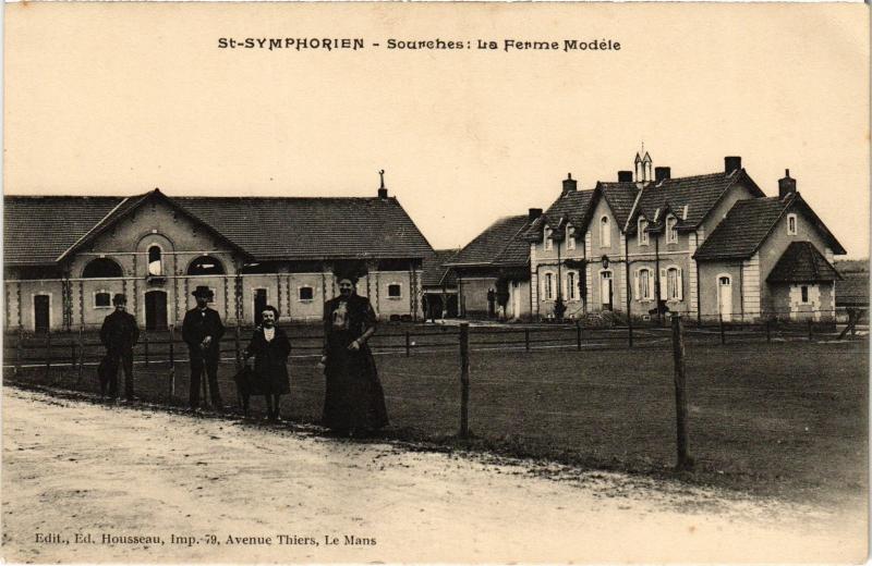 Carte postale ancienne St Symphoiren la Ferme Modele