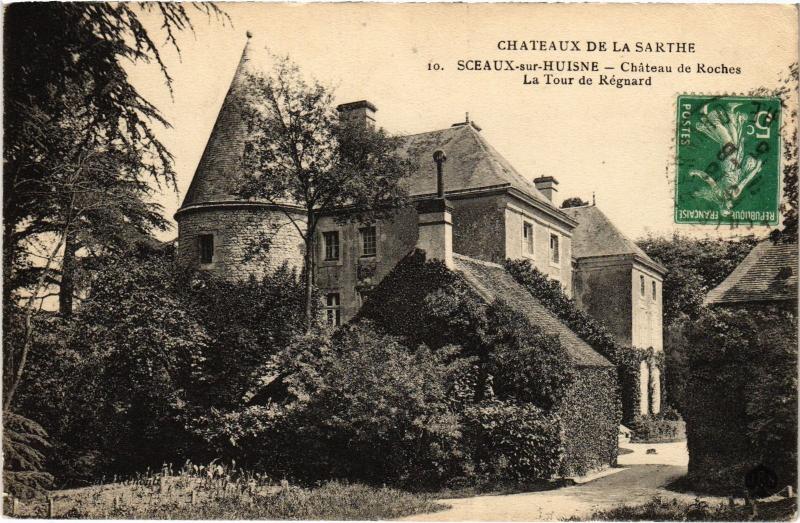 Carte postale ancienne Sceaux Chateau de Roches Tour de Regnard