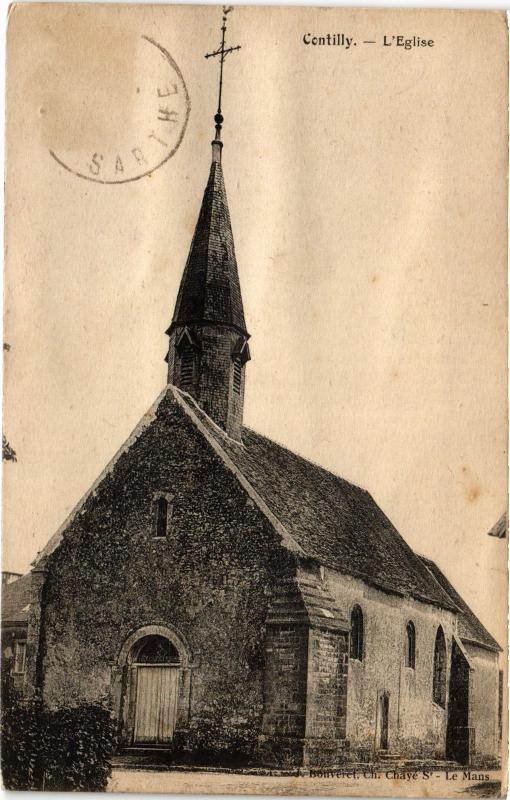 Carte postale ancienne Contilly Eglise à Contilly