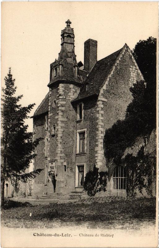 Carte postale ancienne Chateau du Loir Chateau de Rlablay