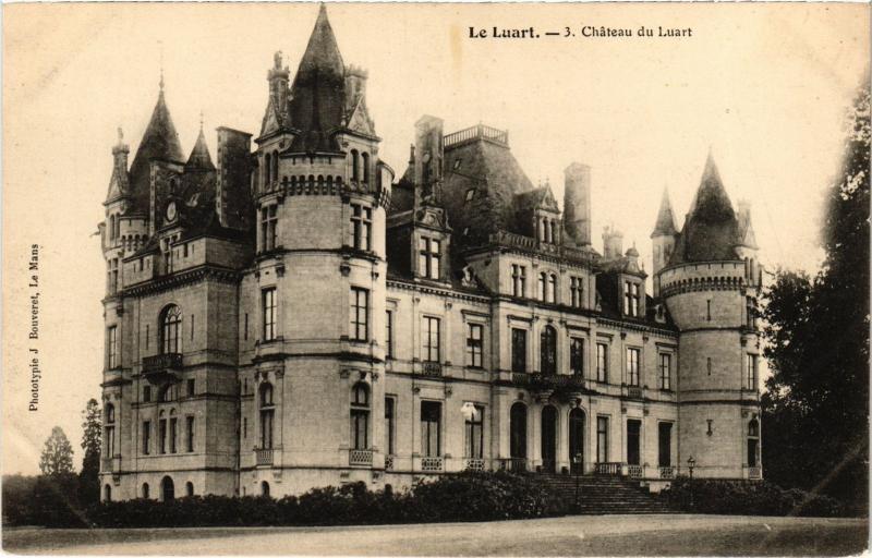 Carte postale ancienne Le Luart le chateau au Luart