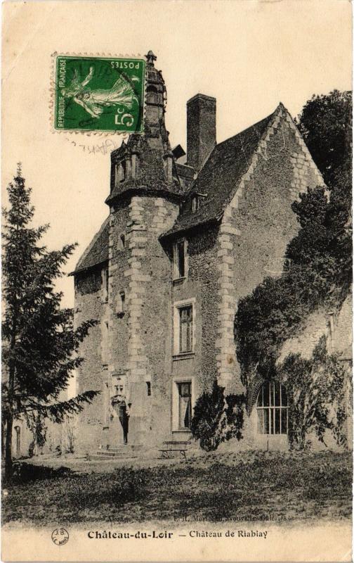 Carte postale ancienne Chateau du Loir Chateau de Rlablay