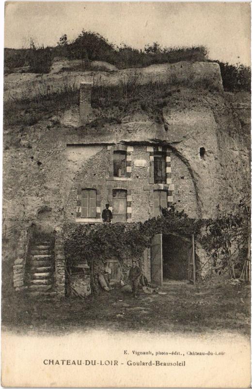 Carte postale ancienne Chateau du Loir Goulard Beausoleil