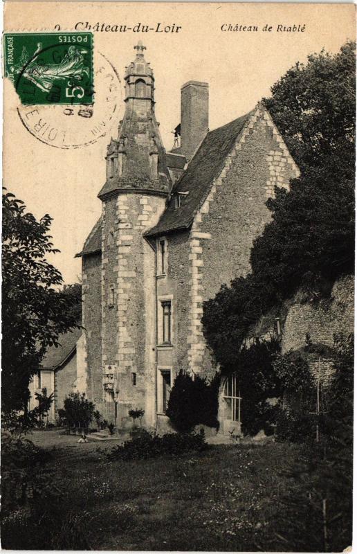 Carte postale ancienne Chateau du Loir Chateau de Rlable