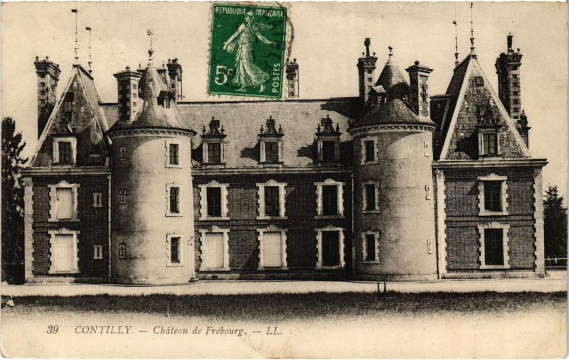 Carte postale ancienne Contilly Chateau de Frebourg à Contilly