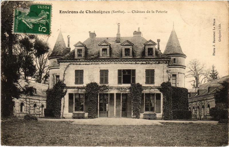 Carte postale ancienne Chateau de la Poterie