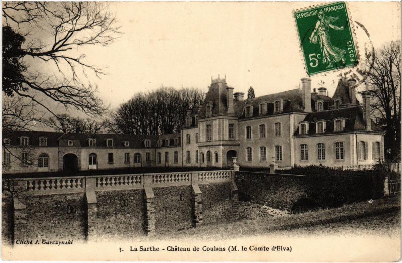 Carte postale ancienne Chateau de Coulans