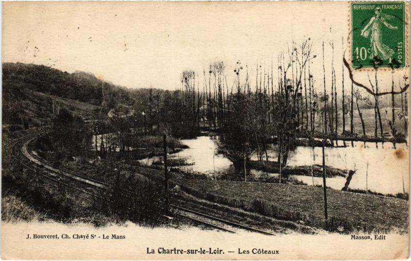 Carte postale ancienne La Chartre sur le Loir les coteaux à La Chartre-sur-le-Loir