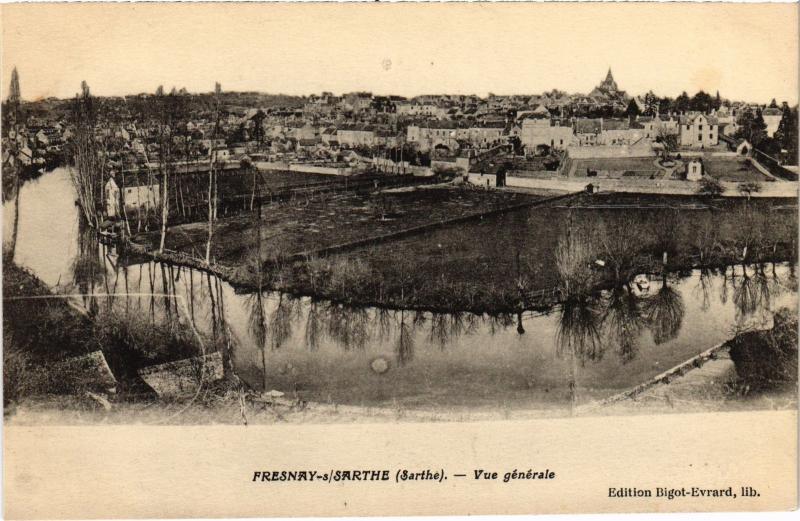 Carte postale ancienne Fresnay vue generale