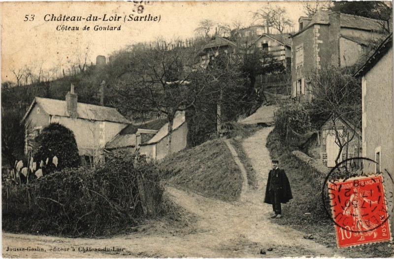 Carte postale ancienne Chateau du Loir Coteau de Goulard