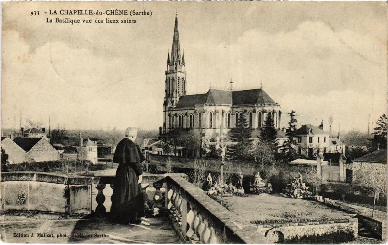Carte postale ancienne La Chapelle du Chene la Basilique