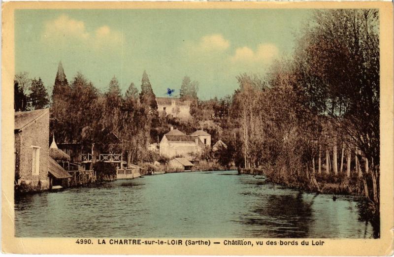 Carte postale ancienne La Chartre sur le Loir Chatillon à La Chartre-sur-le-Loir