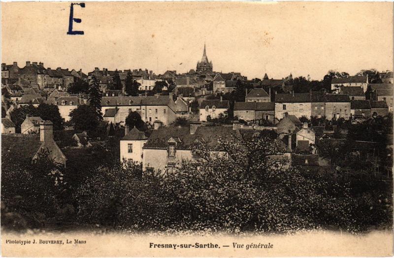 Carte postale ancienne Fresnay vue generale