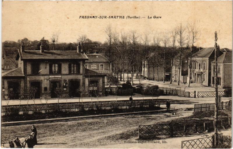 Carte postale ancienne Fresnay la Gare