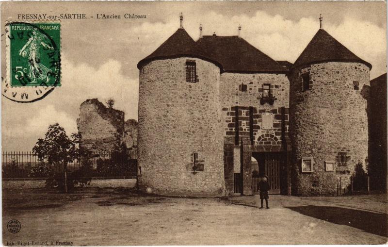 Carte postale ancienne Fresnay le chateau